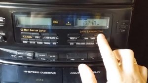 Провожу демонстрацию музыкального центра Daewoo AMI-750 HiFi