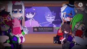 Security Breach reacts to C.C Afton || FNAF SB || ⚠ TW ⚠ || Requested ||