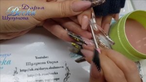 дубль 125. Сложная коррекция нарощенных ногтей  Борьба с отслойками материала