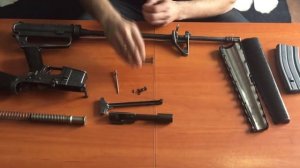 Кольт М16А1 223rem  полевой уход  / Colt M16A1 223rem field strip