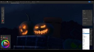 My Halloween Digital Art | Photoshop Speed Art