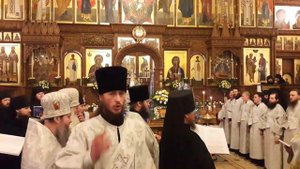 Слово митр. Арсения на Рождество Христово и колядки братского хора 07.01.2019 г.