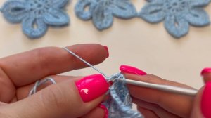 ЦВЕТОК КРЮЧКОМ | МОТИВ КРЮЧКОМ | ВЯЗАНИЕ