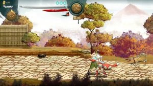 Gameplay of Samurai Riot on Nintendo Switch