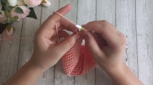 Самая простая шапочка для новорожденных/ шапка для детей спицам