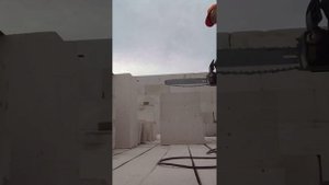 Газобетон. Как чем пилить разрезать газоблок быстро.