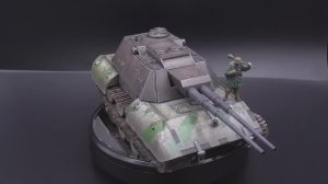 FLAKPANZER E-100 1/35 assembly to finish