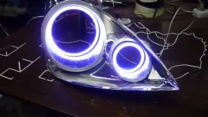 Nissan Note Led Angel Eyes RGB Ниссан Ноут Ангельские Глазки РГБ
