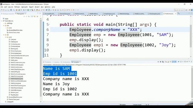 Java programming tutorial for beginners | Local vs Static vs Instance variables in java !