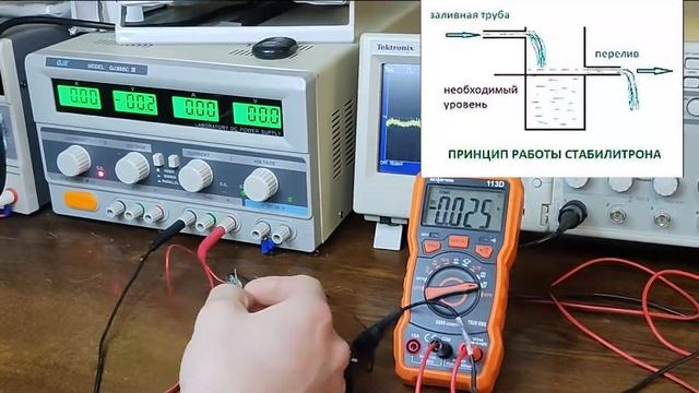 СТАБИЛИТРОН (диоды Зенера) как работает на примере схемы