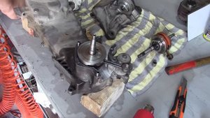 Замена коленвала на HONDA Lead af48 e