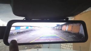 Регистратор - зеркало Jansite в Renault Duster