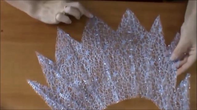 DIY/МК Как сделать воротник для Снежной Королевы.