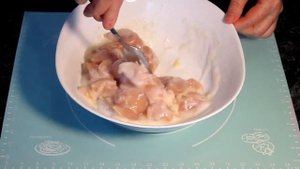 Обалденно вкусная куриная грудка на сковороде жаренная в кляре кусочками