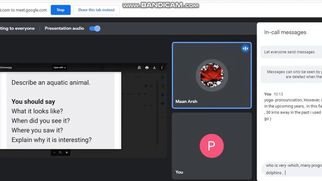 Describe an aquatic animal/IELTS speaking Sep-Dec Cue card/For IELTS online classes enrol@989072521 смотреть онлайн