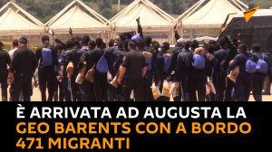 È arrivata ad Augusta la Geo Barents con a bordo 471 migranti