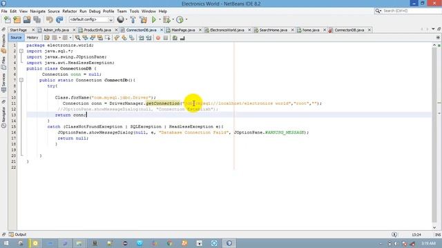 Database Connection with java смотреть онлайн