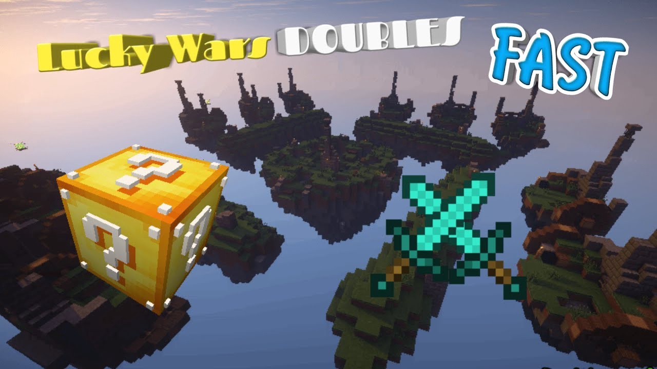 FAST LUCKYWARS DOUBLES | Minecraft