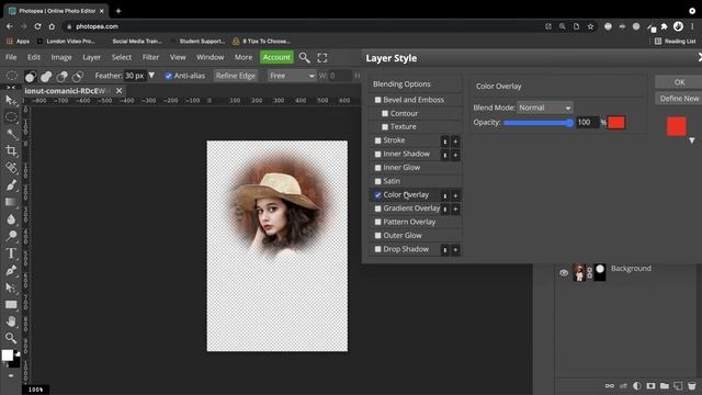 How To Soften Photo Edges In Photopea