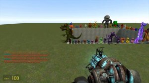 DESTROY ALL CATNAP SMILING CRITTERS AND POPPY PLAYTIME CHAPTER 3 FAMILY in BIG HOLE - Gmod!