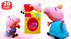 Приключения маленьких поросят  Сборник видео для детей про игрушки Свинка Пеппа на русском языке