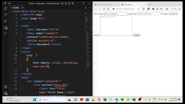 Html css contact form design | Responsive contact us form in html and css@learnwithcode102