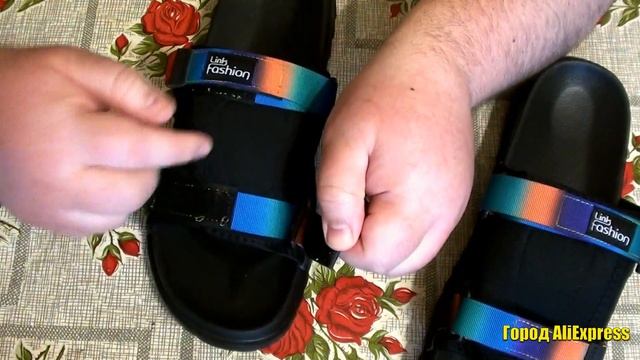 Повседневные мужские тапочки с регулировкой полноты ноги смотреть онлайн