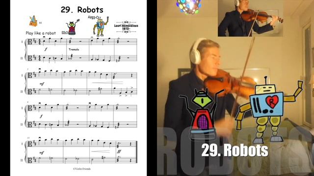 29. Robots for 2 Violas (martele and tremolo bow) смотреть онлайн