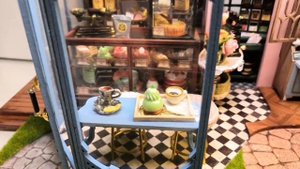 Чайный домик. Сборка. Часть 15 // DIY Miniature Dollhouse Kit "ROSE GARDEN TEA HOUSE". Part 15