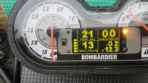 Свап гидроцикла BRP-155, блок управления приборной панелью