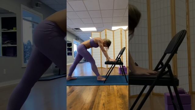 Yoga Sequence Using a Chair