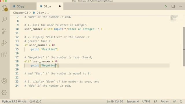 #1: Number Analyser - Chapter 3 - Tony Gaddis - Starting Out With Python