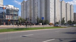 Поездка на электробусе КАМАЗ-6282 по маршруту 240 "4-й мкр. Митина - ул. Рословка"