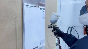 Краскопульты Wider4 и Wider4L (факел тест)