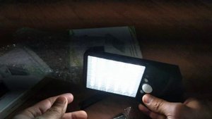 Уличный настенный светильник на солнечной энергии c aliexpress 06.01.2020