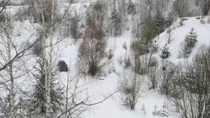 ЧТО МОЖЕТ ТУАРЕГ НА СНЕГУ оО! VW Touareg 4.2 snow