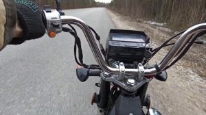 ??Мопед зид 50-05 \??Покатушки хороший и плохой дороге на асфальт