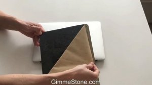 Instruction Stone cover for MacBook