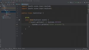 JavaFX and Scene Builder Beginner Course - IntelliJ #12: Key pressed event