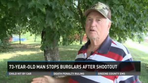 73-year-old man captures burglar after shootout