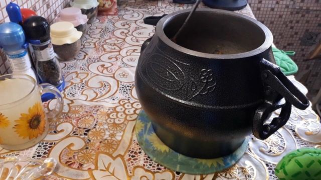 Куриные сердечки в афганском казане с перловкой Вкусно!