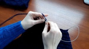 Пуловер (свитер) спицами для мужчин. Часть 4. Горловина переда.