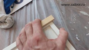 как склеить наличник под 45°