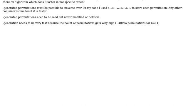 Code Review: Generating permutations fast смотреть онлайн