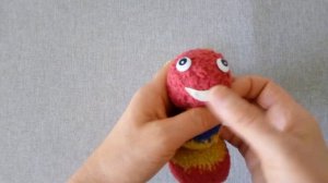 Гусеничка из Носка без шитья ?Как сделать игрушку за 5 минут.?Toy out of a Sock in 5 Minutes