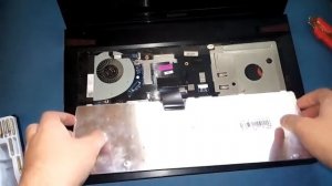 Посылка #20 Клавиатура для Lenovo Y500. Замена клавиатуры