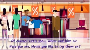 At the clothes shop dialogue | English Conversation for shopping of clothes | Spoken English