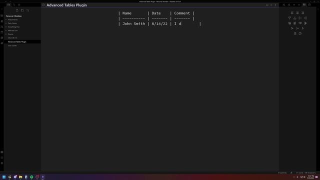 Obsidian - How to Use the Advanced Tables Plugin смотреть онлайн