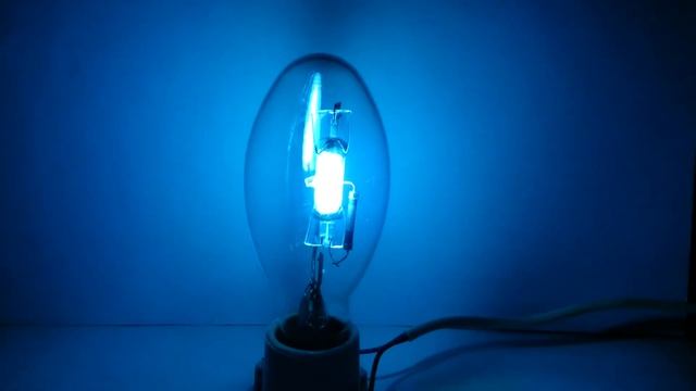 Дуговая ртутная лампа H50-A-46. Запуск и выход на режим. смотреть онлайн