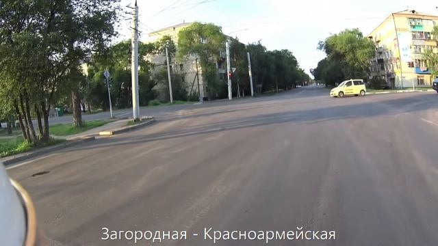 Утренняя поездка по г. Благовещенску 07.07.2016 смотреть онлайн